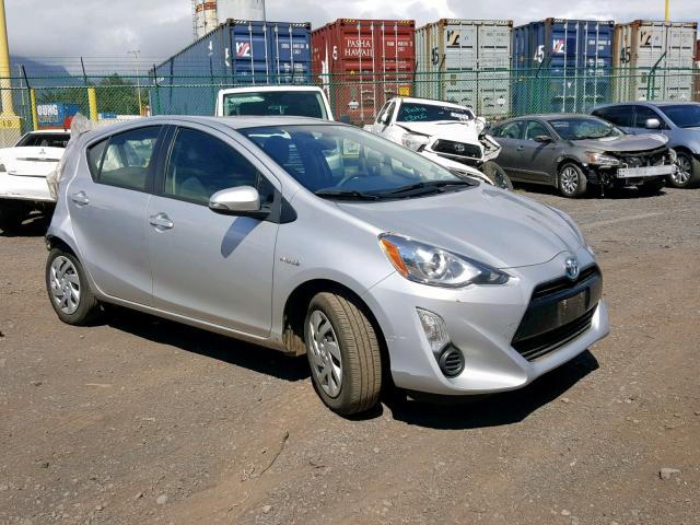 JTDKDTB32F1098439 - 2015 TOYOTA PRIUS C SILVER photo 1