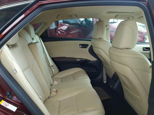 4T1BK1EB2JU273658 - 2018 TOYOTA AVALON XLE MAROON photo 6
