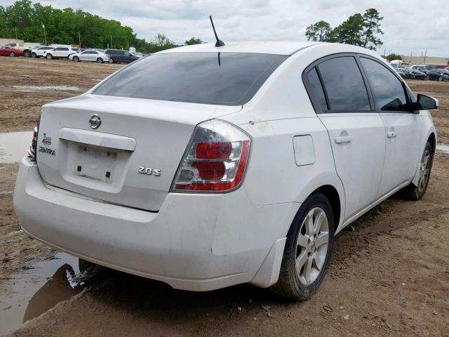 3N1AB61E67L693538 - 2007 NISSAN SENTRA 2.0 WHITE photo 4