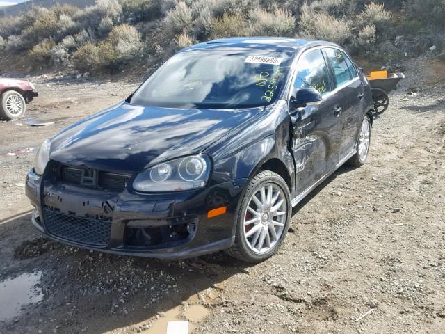 3VWWJ71KX6M720098 - 2006 VOLKSWAGEN JETTA GLI BLACK photo 2