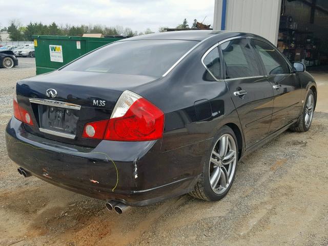 JNKAY01E27M303533 - 2007 INFINITI M35 BASE BLACK photo 4