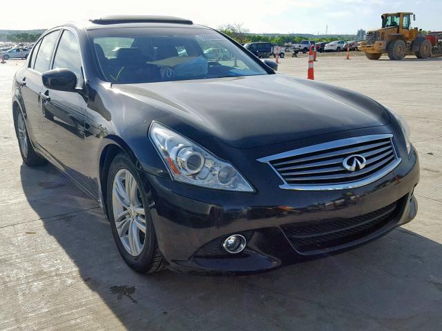 JN1DV6AP0CM700926 - 2012 INFINITI G25 BASE BLACK photo 1