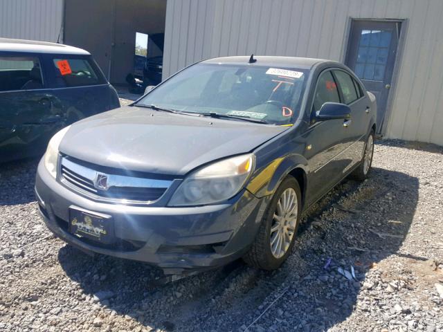 1G8ZV57708F153800 - 2008 SATURN AURA XR GRAY photo 2