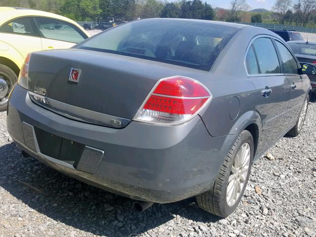 1G8ZV57708F153800 - 2008 SATURN AURA XR GRAY photo 4