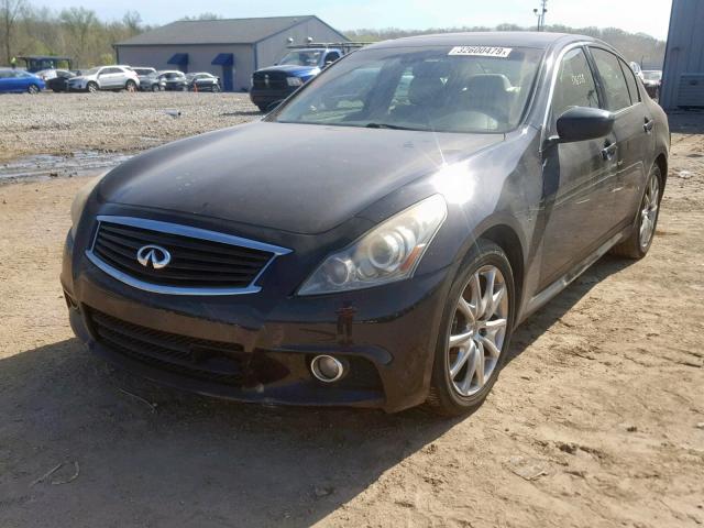 JN1CV6AR7BM401915 - 2011 INFINITI G37 BLACK photo 2