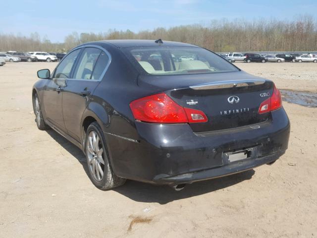 JN1CV6AR7BM401915 - 2011 INFINITI G37 BLACK photo 3