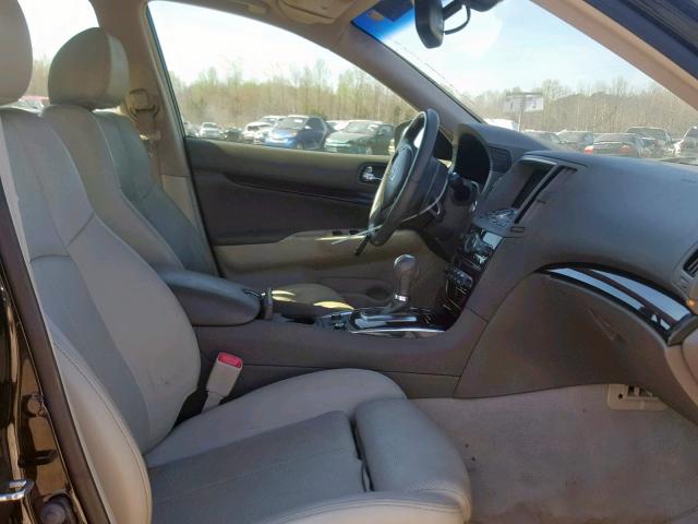 JN1CV6AR7BM401915 - 2011 INFINITI G37 BLACK photo 5