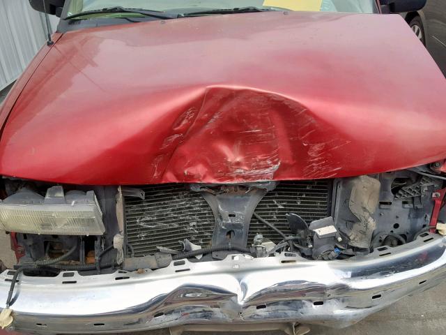 1GNCS13W512221135 - 2001 CHEVROLET BLAZER RED photo 7