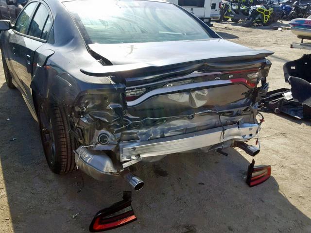 2C3CDXHG5KH527594 - 2019 DODGE CHARGER GT GRAY photo 9