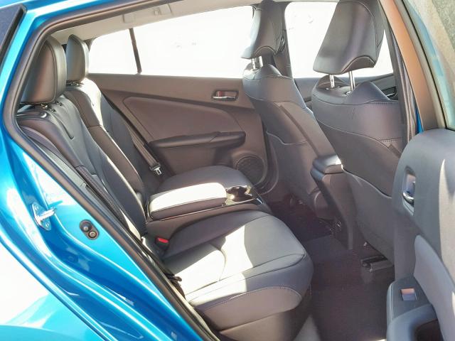 JTDKARFP8K3108074 - 2019 TOYOTA PRIUS PRIM 蓝色 照片 6