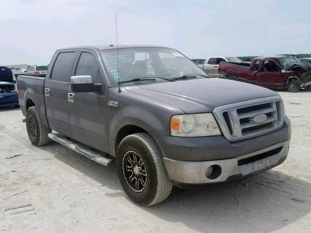 1FTRW12WX8FA94992 - 2008 FORD F-150 GRAY photo 1