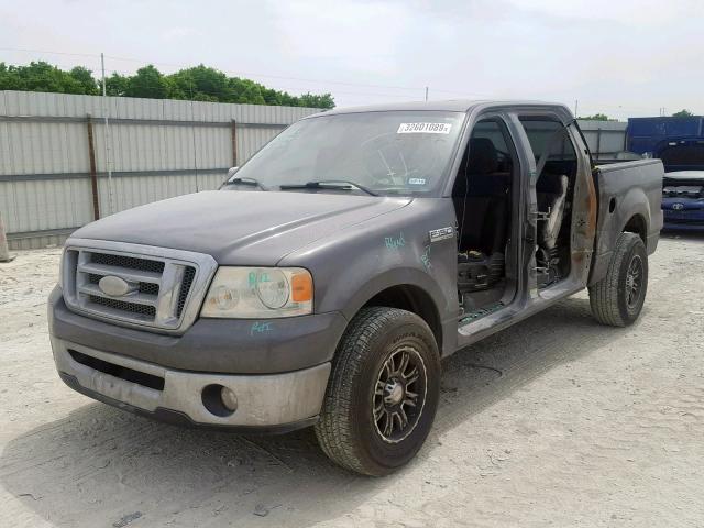 1FTRW12WX8FA94992 - 2008 FORD F-150 GRAY photo 2