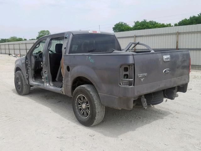 1FTRW12WX8FA94992 - 2008 FORD F-150 GRAY photo 3