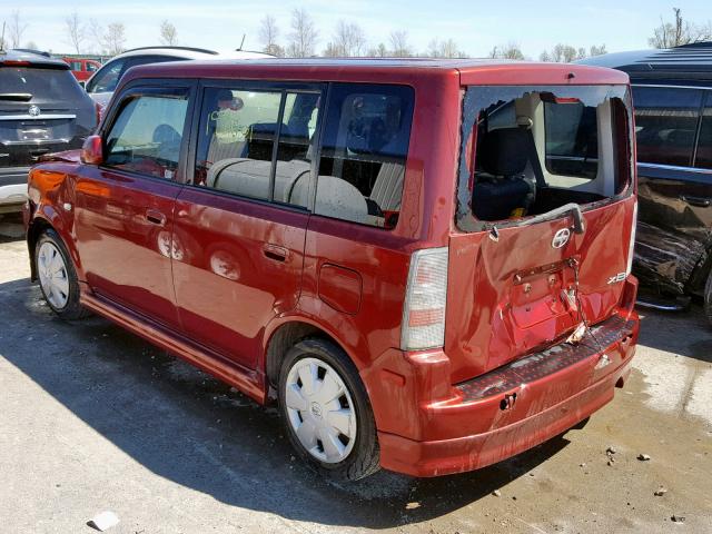 JTLKT324564103826 - 2006 TOYOTA SCION XB 红色 照片 3