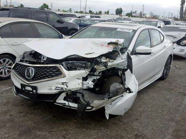 19UUB2F62KA004536 - 2019 ACURA TLX WHITE photo 2