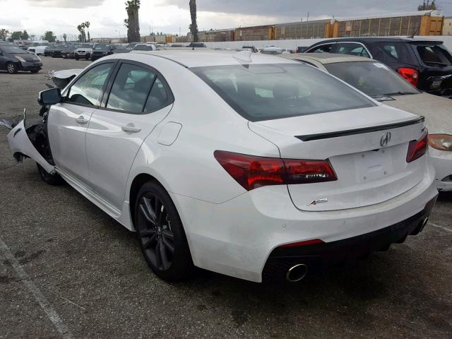 19UUB2F62KA004536 - 2019 ACURA TLX WHITE photo 3