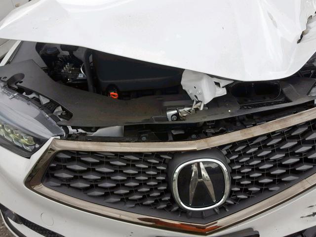 19UUB2F62KA004536 - 2019 ACURA TLX WHITE photo 7