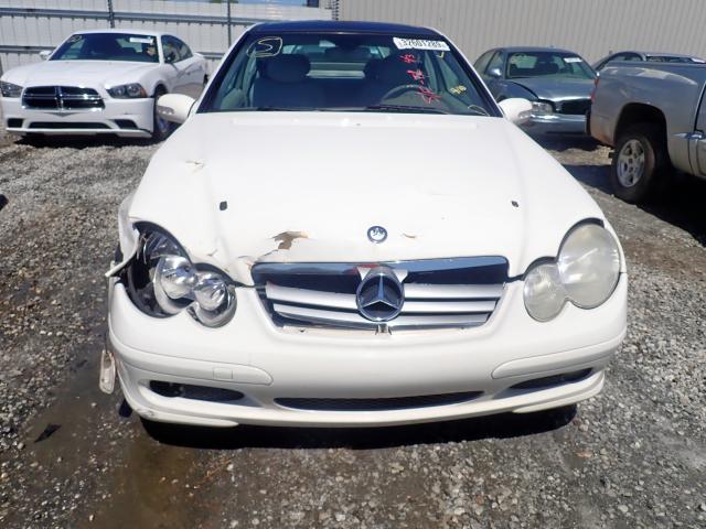 WDBRN40J34A640114 - 2004 MERCEDES-BENZ C 230K SPO WHITE photo 7