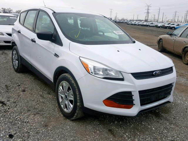 1FMCU0F75EUB73398 - 2014 FORD ESCAPE S WHITE photo 1