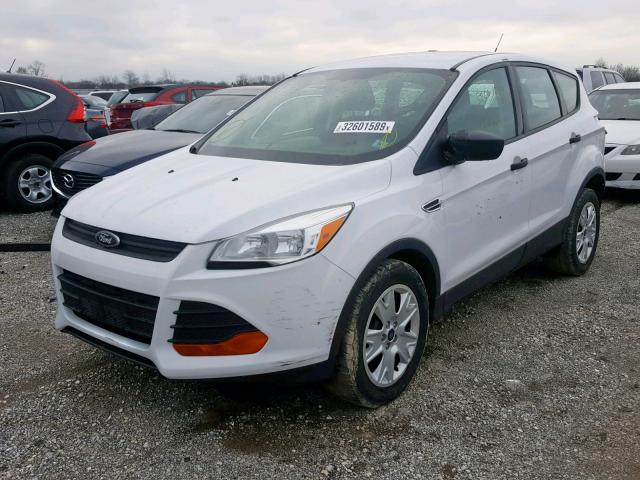 1FMCU0F75EUB73398 - 2014 FORD ESCAPE S WHITE photo 2