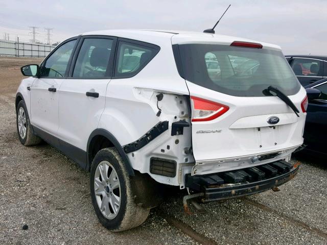 1FMCU0F75EUB73398 - 2014 FORD ESCAPE S WHITE photo 3