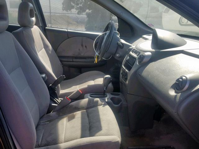 1G8AJ52F95Z143834 - 2005 SATURN ION LEVEL CHARCOAL photo 5