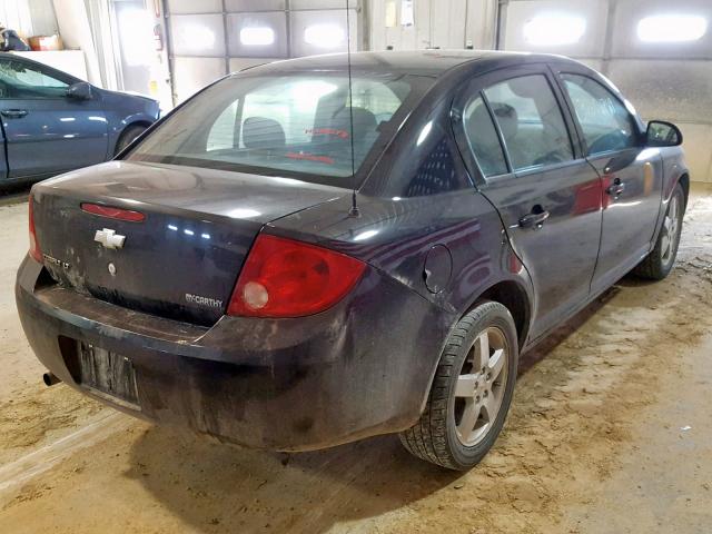 1G1AF5F57A7169257 - 2010 CHEVROLET COBALT 2LT BLACK photo 4