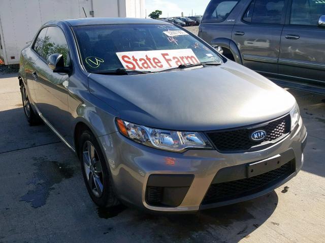 KNAFU6A2XC5617864 - 2012 KIA FORTE EX CHARCOAL photo 1