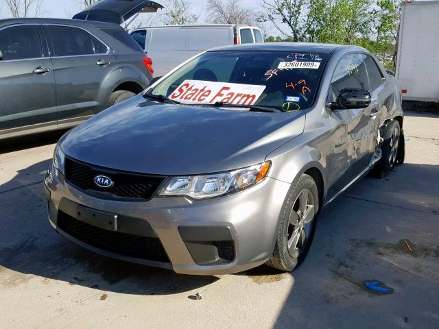 KNAFU6A2XC5617864 - 2012 KIA FORTE EX CHARCOAL photo 2