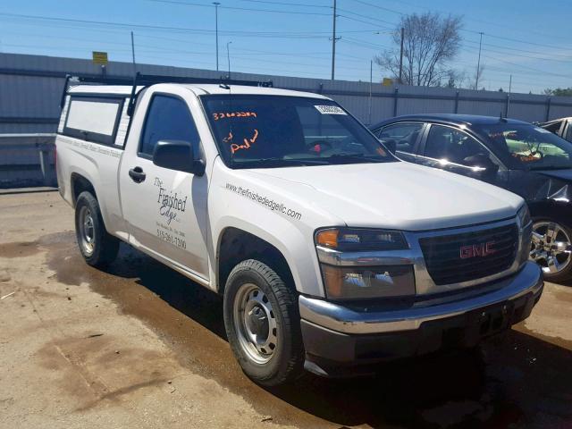 1GTC5LF94C8152925 - 2012 GMC CANYON WHITE photo 1
