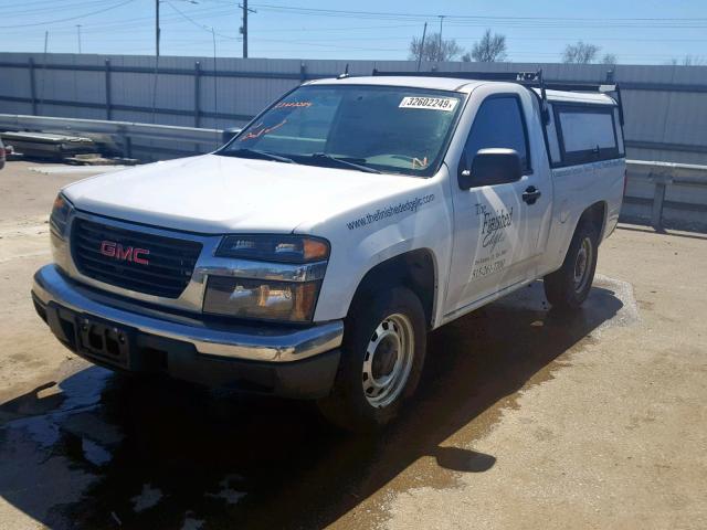 1GTC5LF94C8152925 - 2012 GMC CANYON WHITE photo 2
