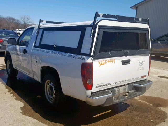 1GTC5LF94C8152925 - 2012 GMC CANYON WHITE photo 3