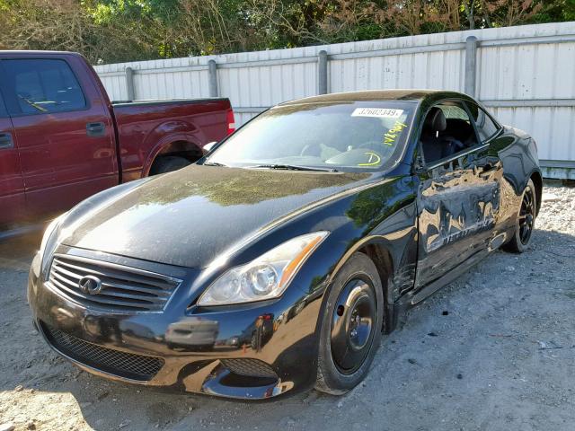 JN1CV6FE4AM352094 - 2010 INFINITI G37 BASE BLACK photo 2