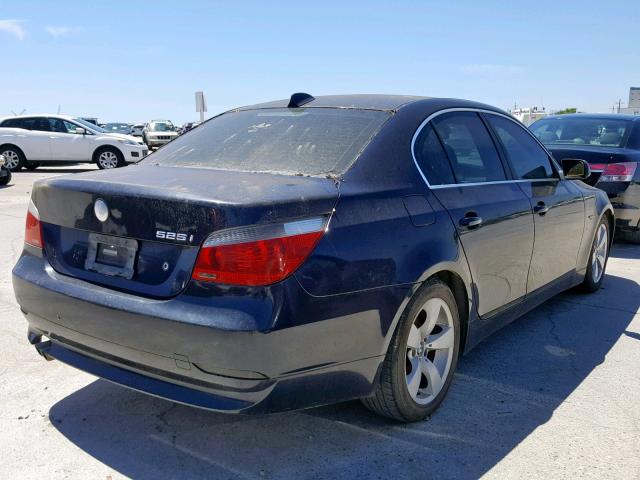 WBANA53584B845242 - 2004 BMW 525 I BLUE photo 4