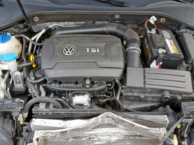 1VWBT7A37EC051256 - 2014 VOLKSWAGEN PASSAT SE BLACK photo 7