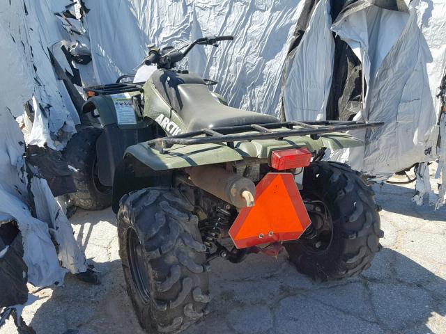 4UF04ATV24T201087 - 2004 ARCTIC CAT 246CC GREEN photo 3