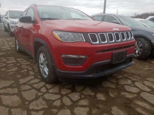 3C4NJCAB7JT339296 - 2018 JEEP COMPASS SPORT  photo 1