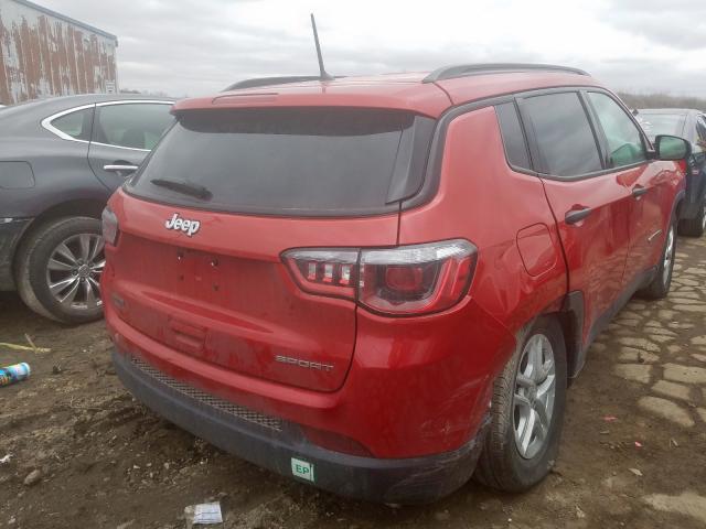 3C4NJCAB7JT339296 - 2018 JEEP COMPASS SPORT  photo 4