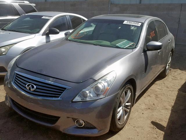 JN1CV6AR0BM410777 - 2011 INFINITI G37 GRAY photo 2