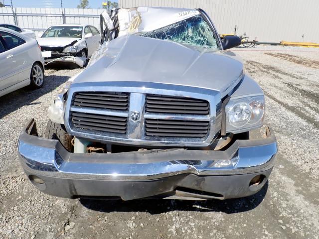 1D7HE48N76S605499 - 2006 DODGE DAKOTA QUA SILVER photo 7