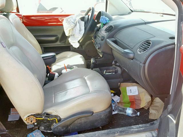 3VWRF31Y56M329484 - 2006 VOLKSWAGEN NEW BEETLE Qırmızı foto 5