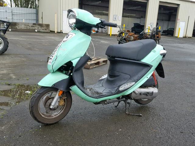 RFVPAP5A2E1114627 - 2014 GENUINE SCOOTER CO. BUDDY 50 TEAL photo 2