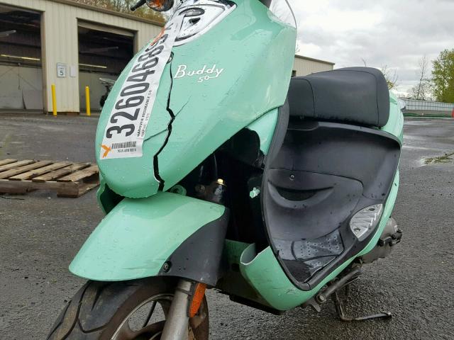 RFVPAP5A2E1114627 - 2014 GENUINE SCOOTER CO. BUDDY 50 TEAL photo 9