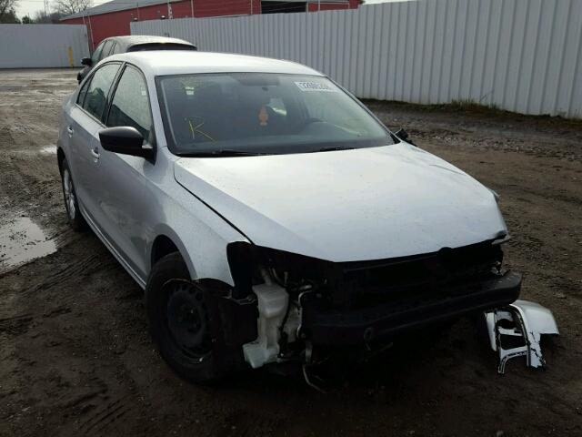 3VW2K7AJ9DM300820 - 2013 VOLKSWAGEN JETTA BASE SILVER photo 1