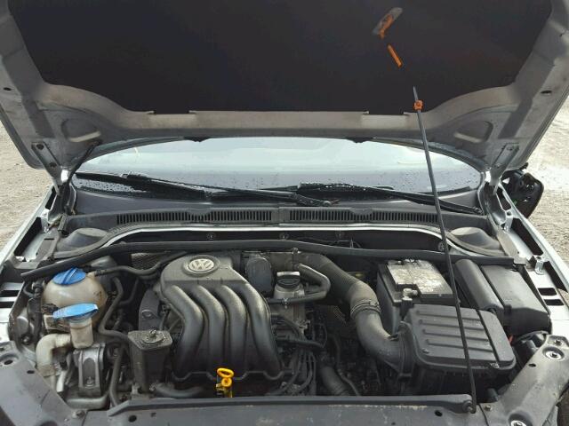 3VW2K7AJ9DM300820 - 2013 VOLKSWAGEN JETTA BASE SILVER photo 7