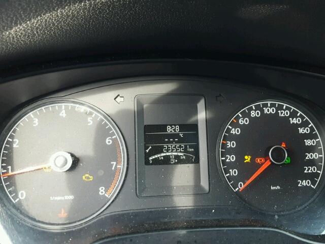 3VW2K7AJ9DM300820 - 2013 VOLKSWAGEN JETTA BASE SILVER photo 8