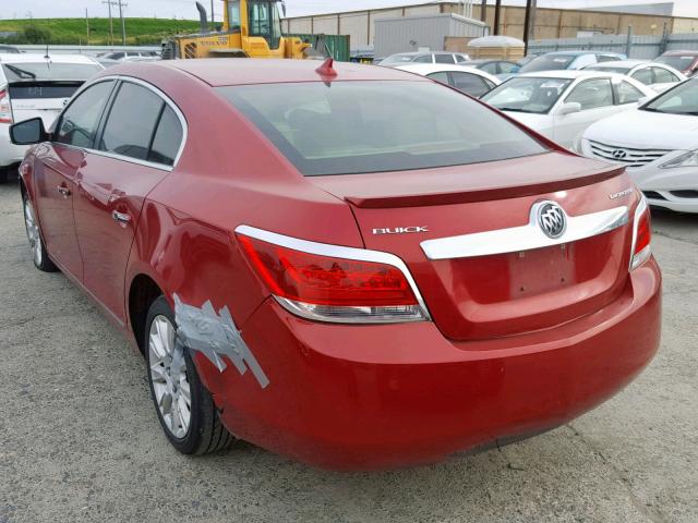 1G4GC5ER6CF354628 - 2012 BUICK LACROSSE RED photo 3