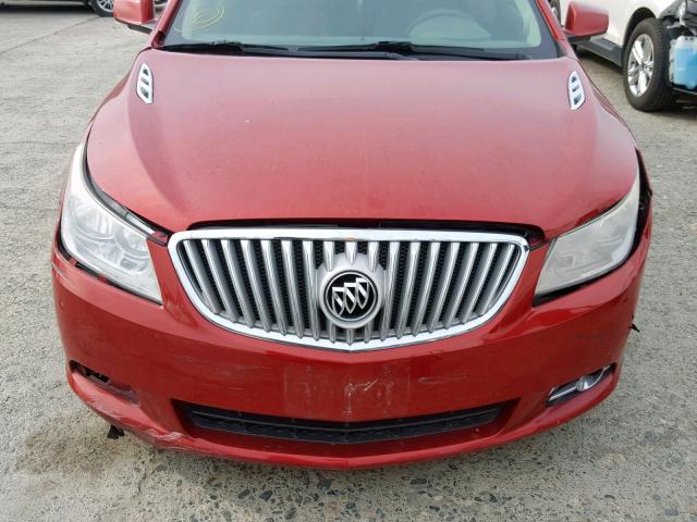 1G4GC5ER6CF354628 - 2012 BUICK LACROSSE RED photo 9