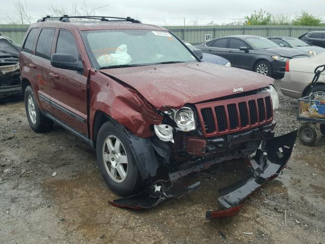 1J8GR48KX8C239155 - 2008 JEEP GRAND CHER MAROON photo 1