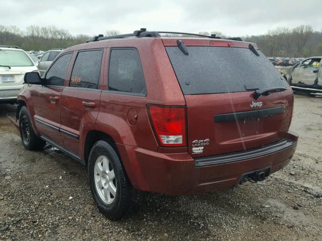 1J8GR48KX8C239155 - 2008 JEEP GRAND CHER MAROON photo 3